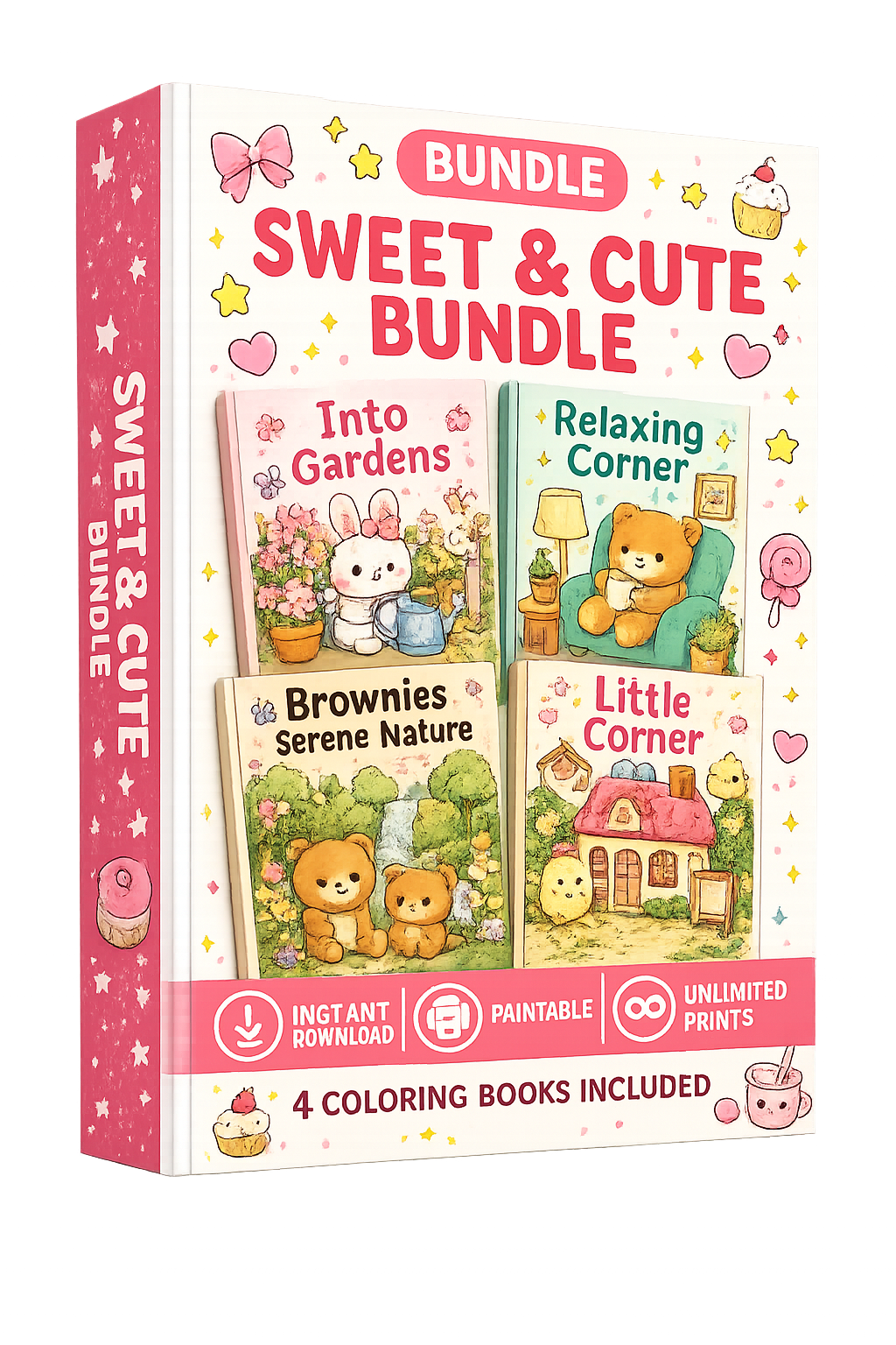 Nature & Garden Bundle – Cute Printable Coloring Collection