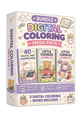 🎨 Digital Coloring Mega Pack – Printable & Digital Fun Collection