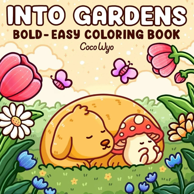 Into Gardens – Nature Coloring Book