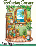 Relaxing Corner – Relax Coloring Book