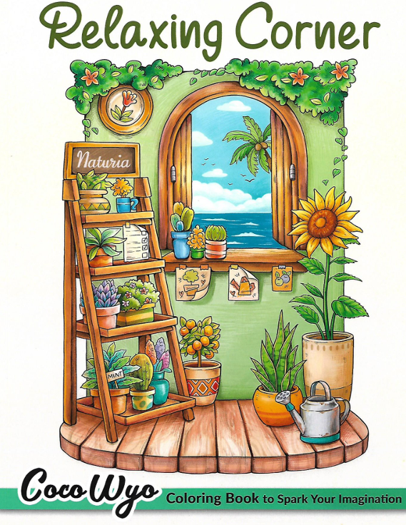 Relaxing Corner – Relax Coloring Book