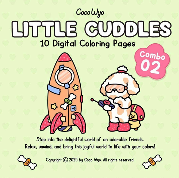 Little Cuddles Combo 02 – Coloring Pages