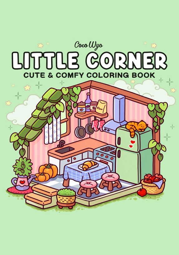 Cozy Cuties – Animal Coloring Book
