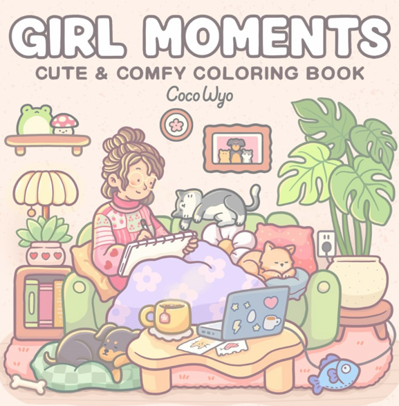 Girl Moments – Relax Coloring Book
